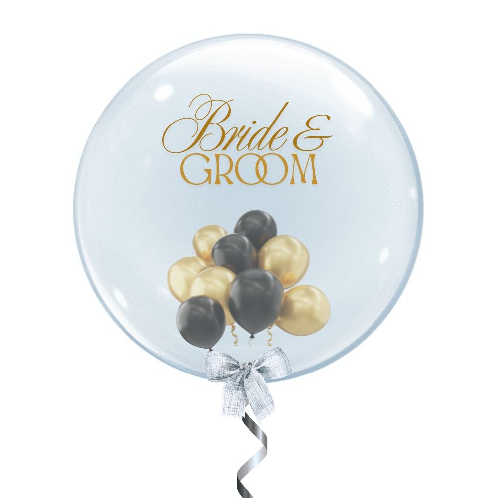 24in clear deco bubble