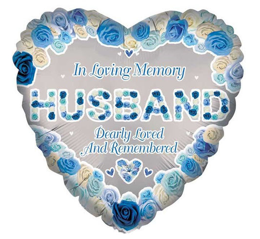 18in HUSBAND REMEMBRANCE FOIL BALLOON