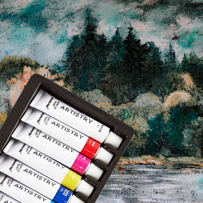 Artistry Acrylic Paints (12ml) 12 Pack