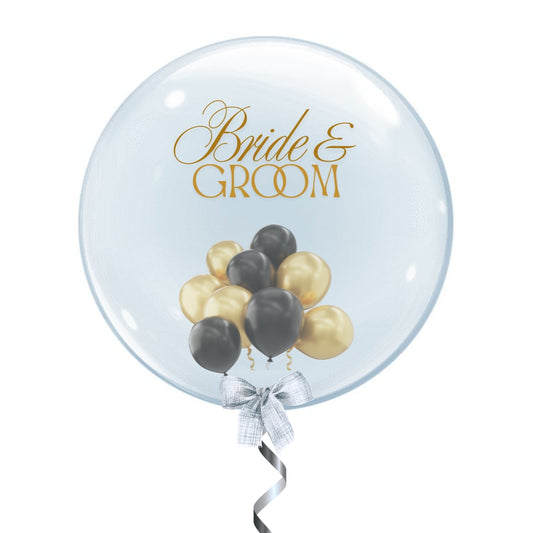 24in clear deco bubble