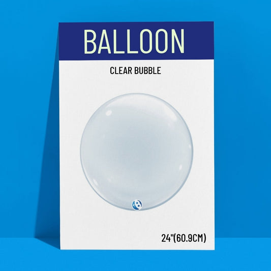 24in clear deco bubble