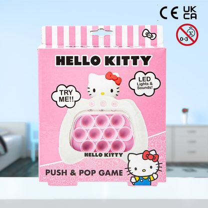 Hello kitty Push & Pop Game With LED Lights & Sounds
