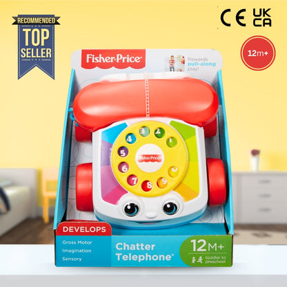 Fisher-Price Toddler Pull Toy Chatter Telephone