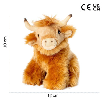 Highland cow plush toy